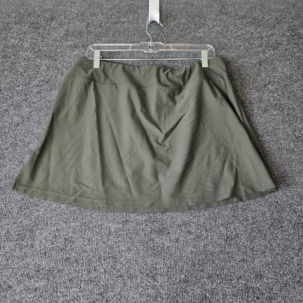 Janela Bay Swim Skirt Women's XL Olive Green Swim Cover Up